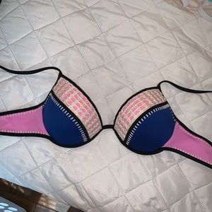 Blue & purple crochet bikini
